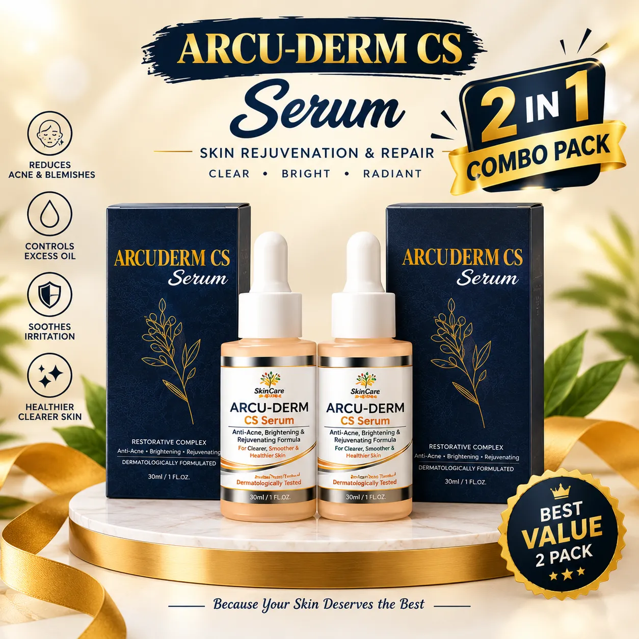 Arcu Derm Seerum Cs Combo